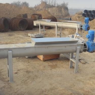 Sistema de deshidratación de prensa de tornillo de alta capacidad 6.5 m3/h, tipo eje para aguas residuales