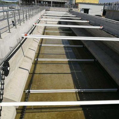 material que raspa no metálico de puente móvil de la placa de cadena del raspador de barro de los 4.5m