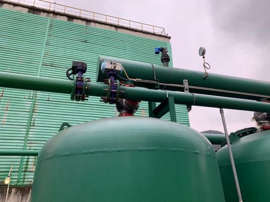 Trazador de líneas de goma industrial de acero de los sistemas de tratamiento de aguas de carbono