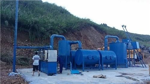 Máquina inútil urbana del incinerador, bio incinerador inútil médico azul