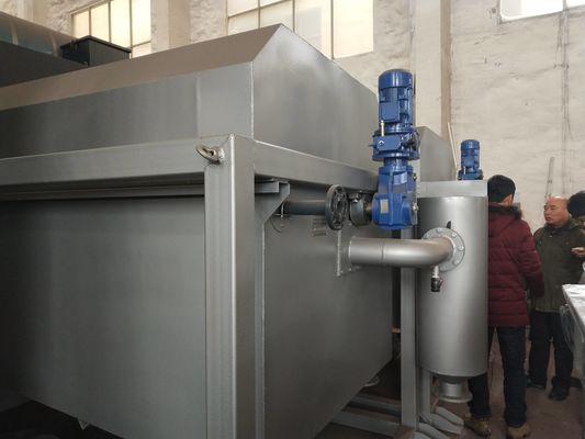 Equipo de desecación de acero inoxidable de la mezcla, tratamiento de aguas residuales de la prensa de la correa 10m3/h