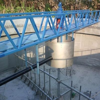 Sistema del raspador de barro ISO9001, tratamiento de aguas residuales del raspador de los 50m