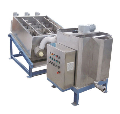 Tres grado industrial de desecación apilado de la máquina del barro del tornillo del motor 300