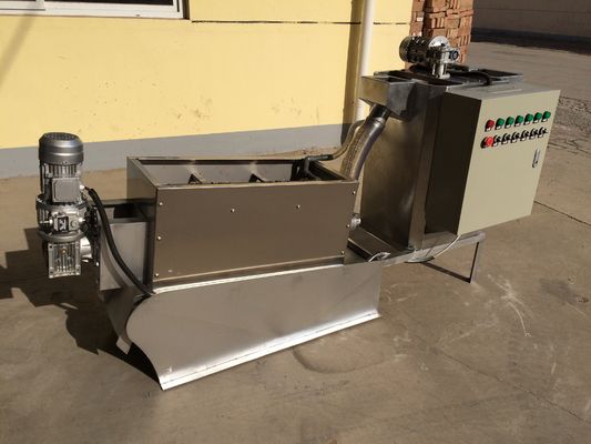 grado industrial de desecación apilado 100m m de la máquina del barro del tornillo