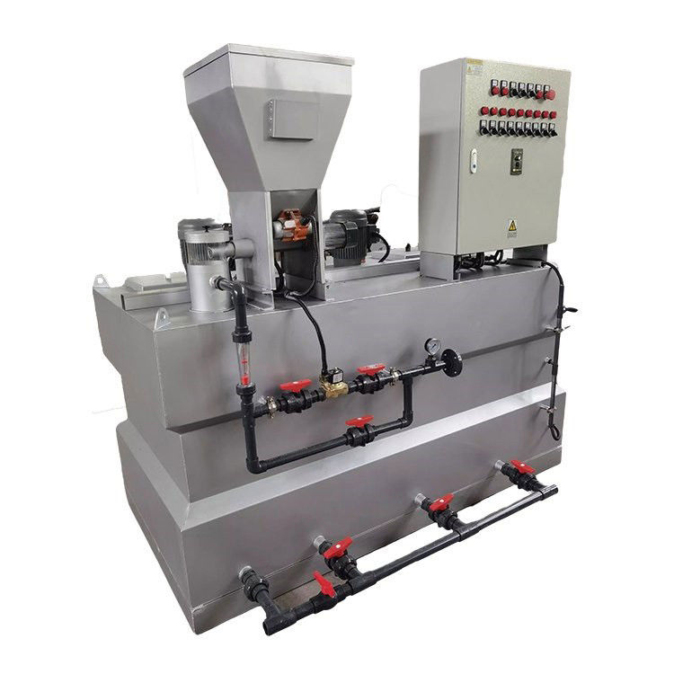 1500L/H integró el dispositivo de dosificación automático PAC/PAM Chlorine Acid Alkali Dosing