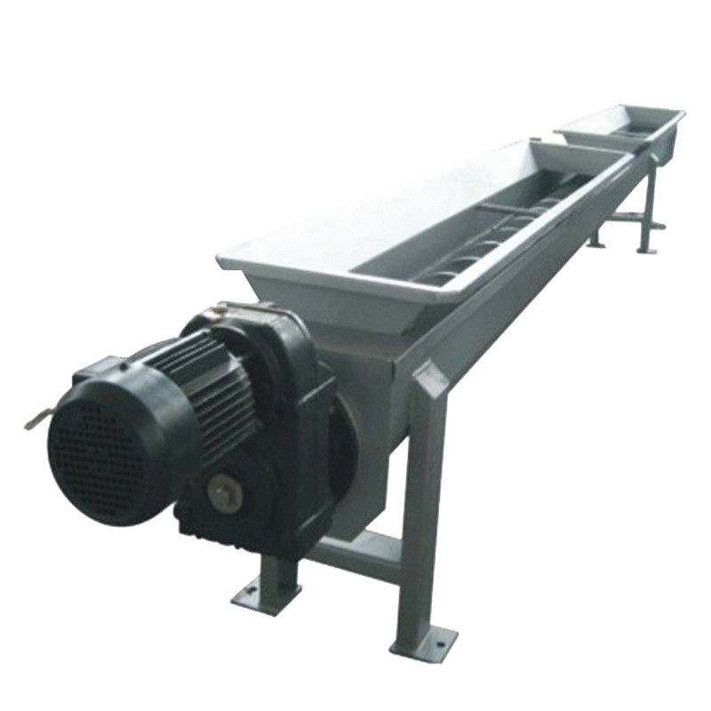 Transportador de correa en forma de "U" del tornillo Shaftless para el carbono Ash Concrete del barro del grano del mortero