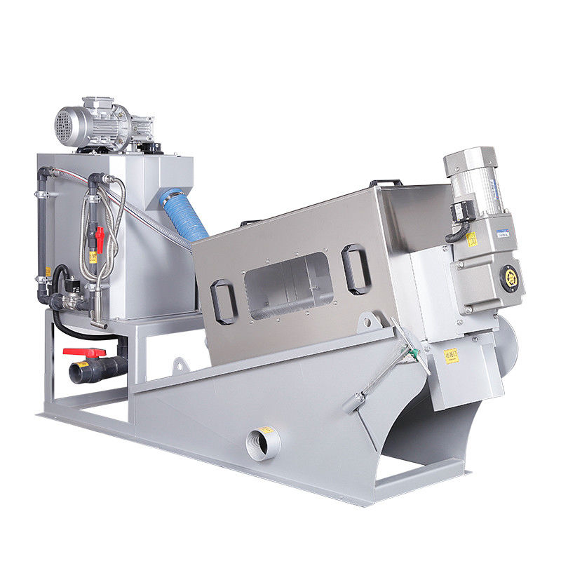 Equipo de desecación 30-50kg/h del barro espiral automático lleno 304SS