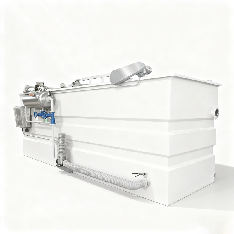 1000L-4000L disolvió la máquina de la flotación de aire para el tratamiento de aguas residuales de la elaboración de la carne