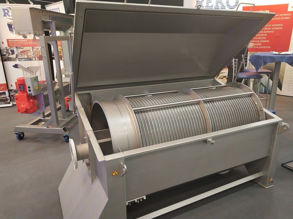 Categoría alimenticia micro del filtro de la ruina del retiro del tambor fino del equipo con el sistema de repercusión