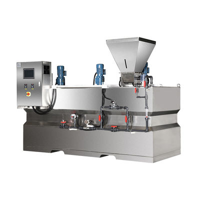 Tratamiento de aguas residuales automático de SS304 PAM Integrated Dosing System 1000l/H