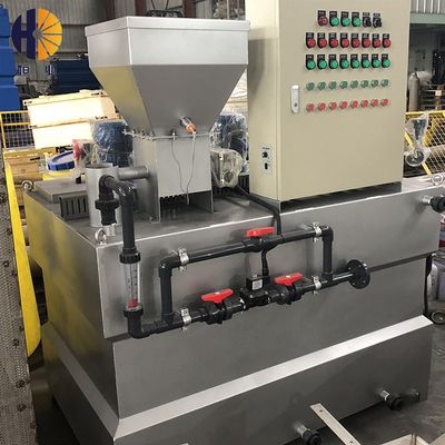 Tratamiento de aguas residuales automático de SS304 PAM Integrated Dosing System 1000l/H