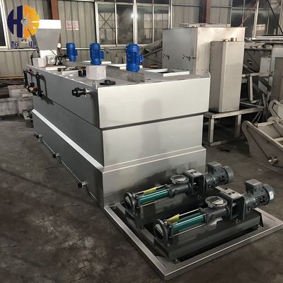 Tratamiento de aguas residuales automático de SS304 PAM Integrated Dosing System 1000l/H