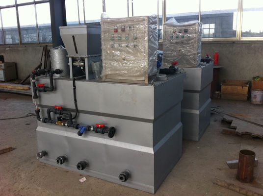 Tratamiento de aguas residuales automático de SS304 PAM Integrated Dosing System 1000l/H