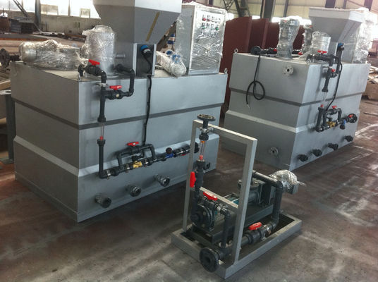 Tratamiento de aguas residuales automático de SS304 PAM Integrated Dosing System 1000l/H