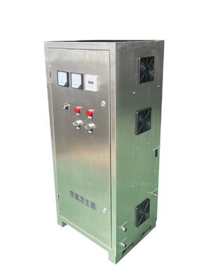Equipo refrigerado por agua 10g industrial 100g del ozono del generador del ozono de la fuente de aire 304SS
