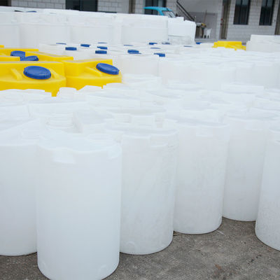 100L ronda PE inferior que dosifica el cubo Pac/Pam Chemical Sewage Agent Mixing