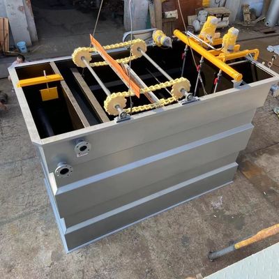 El flujo horizontal de acero inoxidable DAF Dissolved Air Flotation Machine integró 50m3/H