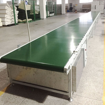Banda transportadora de PVC de correa del perfil de aluminio automático horizontal industrial del transportador