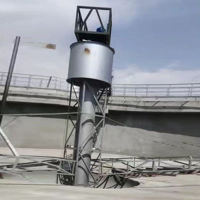 Máquina suspendida de acero inoxidable del tratamiento de aguas residuales del raspador del fango de 304 Center Drive