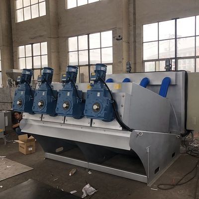deshidratador espiral de acero inoxidable del barro de la acuicultura del apilador del tornillo 5m3/H