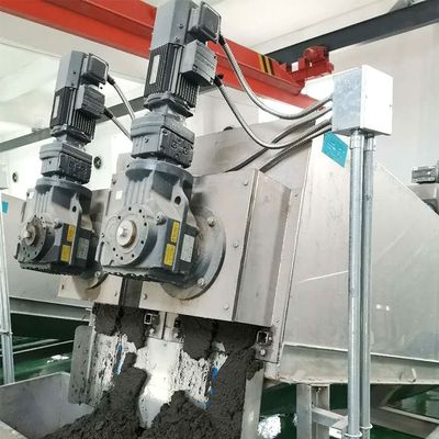 equipo de desecación de desecación del barro de la fábrica de la comida de la máquina del barro espiral 15m3/H