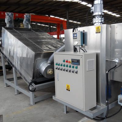 equipo de desecación de desecación del barro de la fábrica de la comida de la máquina del barro espiral 15m3/H