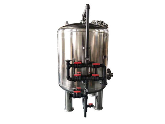 Equipo de acero inoxidable 2T/H industrial del tratamiento de aguas residuales del filtro del carbono activado 304