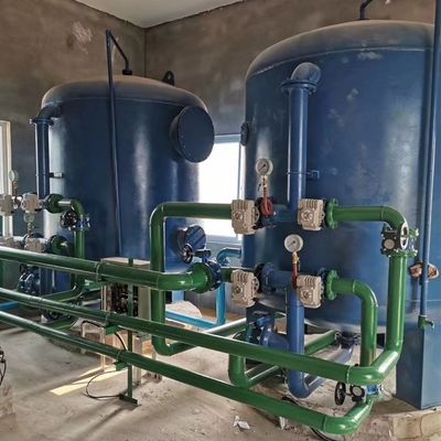 retiro del manganeso del hierro del agua subterránea del filtro de arena del manganeso del acero de carbono del ³ /H de los 5m