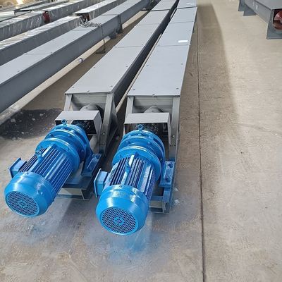 tipo transportador shaftless de acero de 3m3/h U del espiral del eje del barro de la alimentación del transportador de tornillo de carbono