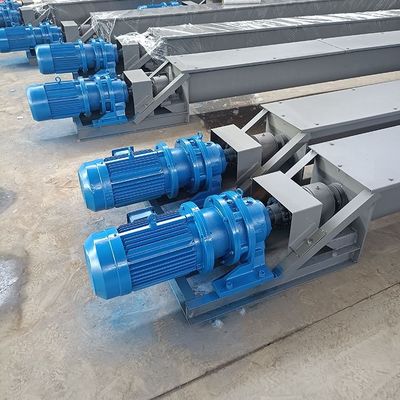 tipo transportador shaftless de acero de 3m3/h U del espiral del eje del barro de la alimentación del transportador de tornillo de carbono