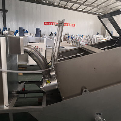 máquina de desecación del barro de la prensa de tornillo 50m3/H para la fábrica de productos químicos