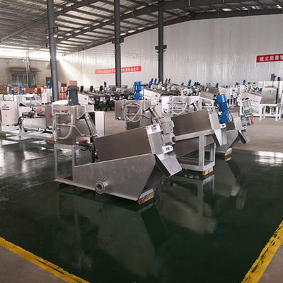 máquina de desecación del barro de la prensa de tornillo 50m3/H para la fábrica de productos químicos