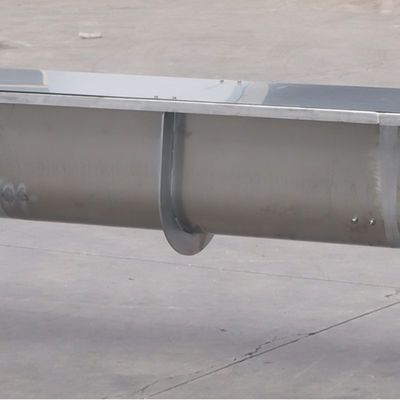 Transportador espiral del barro de la fábrica de la materia textil de la cría del transportador de tornillo de Shaftless del surco de U