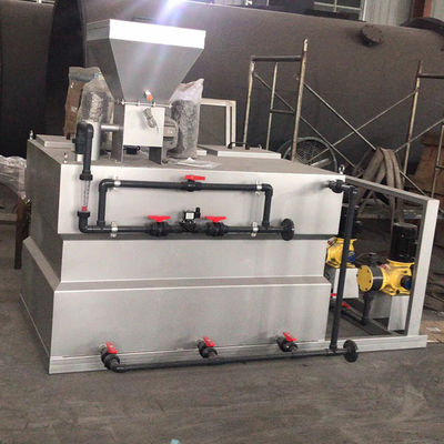 Tratamiento de aguas residuales industrial de dosificación automático integrado de acero inoxidable del sistema