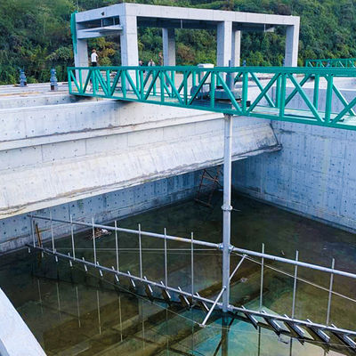 Depuradora de aguas residuales municipal suspendida de acero inoxidable de la impulsión del raspador central del fango