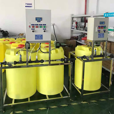 Sistema de dosificación automático líquido químico para el tratamiento de aguas residuales de la planta colorante