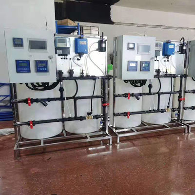 Sistema de dosificación automático líquido químico para el tratamiento de aguas residuales de la planta colorante