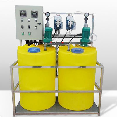 Sistema de dosificación automático líquido químico para el tratamiento de aguas residuales de la planta colorante