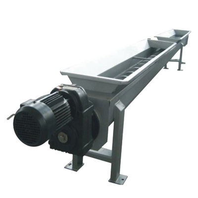 Transportador de correa en forma de "U" del tornillo Shaftless para el carbono Ash Concrete del barro del grano del mortero