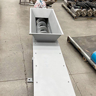 Transportador de correa en forma de "U" del tornillo Shaftless para el carbono Ash Concrete del barro del grano del mortero