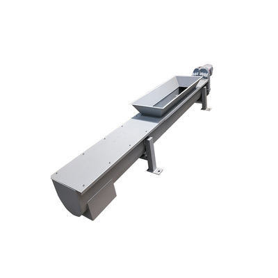 Transportador de tornillo tipo U para grano de mineral de ceniza de cemento de lodo