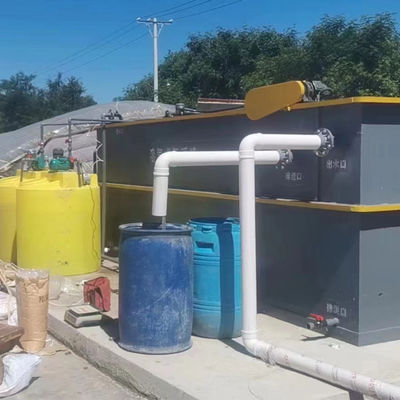 tratamiento de aguas residuales doméstico disuelto de la máquina de flotación de vapor del acero de carbono 100m3