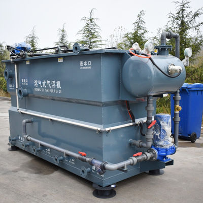 tratamiento de aguas residuales doméstico disuelto de la máquina de flotación de vapor del acero de carbono 100m3