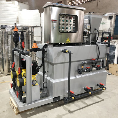 Base ácida de la dosificadora automática completa del polvo seco del PAM PAC integrada