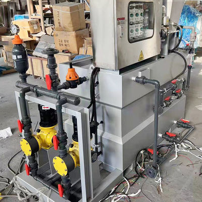 Base ácida de la dosificadora automática completa del polvo seco del PAM PAC integrada