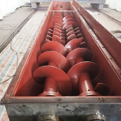 Transportador de tornillo de lodo de acero inoxidable 304 en forma de U
