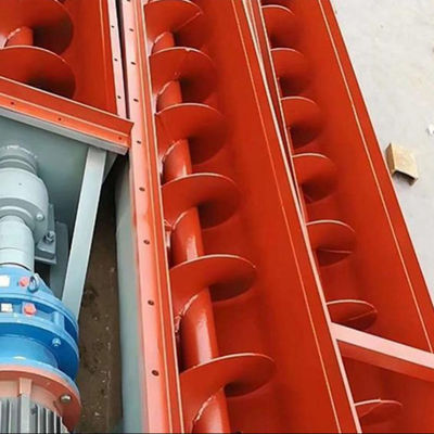 Transportador de tornillo de lodo de acero inoxidable 304 en forma de U