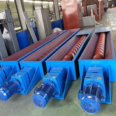 Transportador de tornillo de lodo de acero inoxidable 304 en forma de U