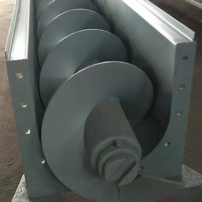 Transportador de tornillo sin eje resistente a altas temperaturas de acero inoxidable