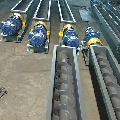 Transportador de tornillo sin eje resistente a altas temperaturas de acero inoxidable
